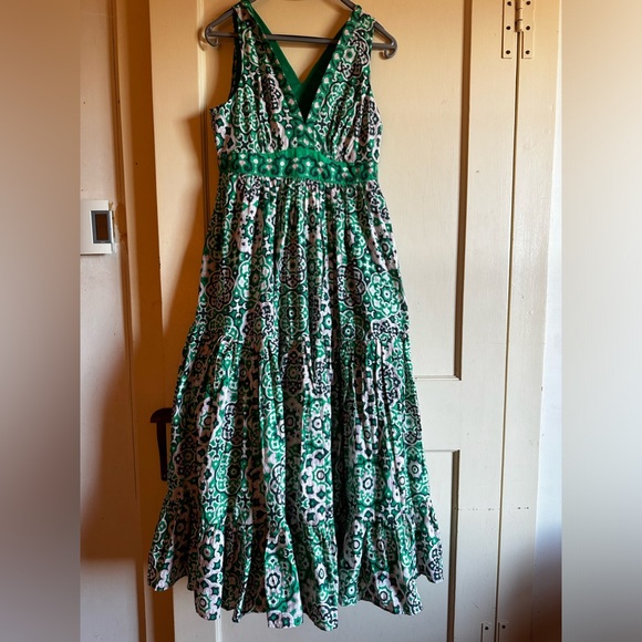 NWT Boden Serena Cotton Tie Maxi Dress - Picture 4 of 5